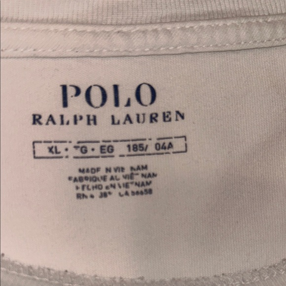 Polo Ralph Lauren Martini Polo Bear T-Shirt White XL - Picture 2 of 6